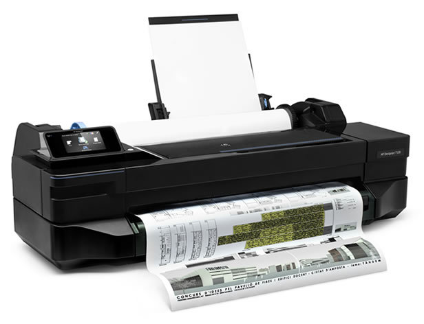 전주복합기대여 플로터렌탈 HP DesignJet T120(24인치) (약정기간:1년/2년/3년, 등록비:없음)